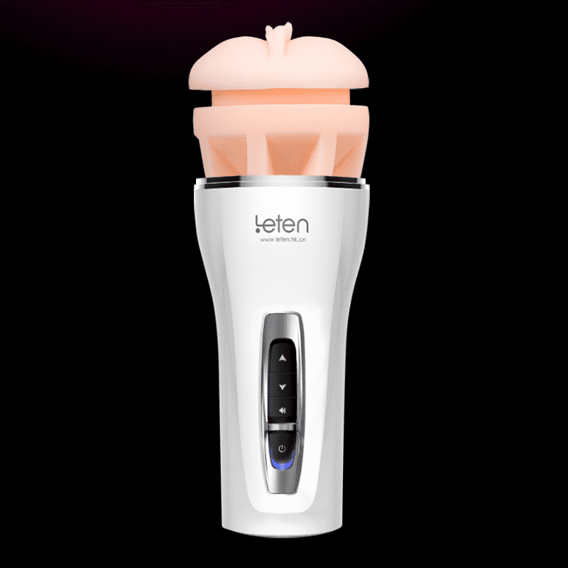 Leten Japanese AV actress mold with real voice male masturbator