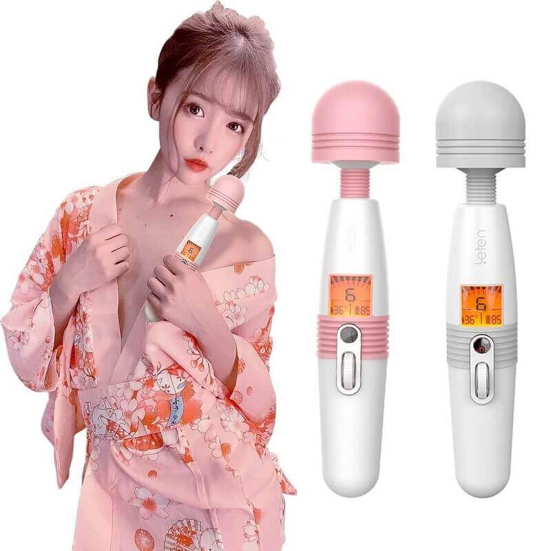 Leten 雷霆暴风 闪电AV棒 大震头液晶显示 女用情趣自慰按摩棒