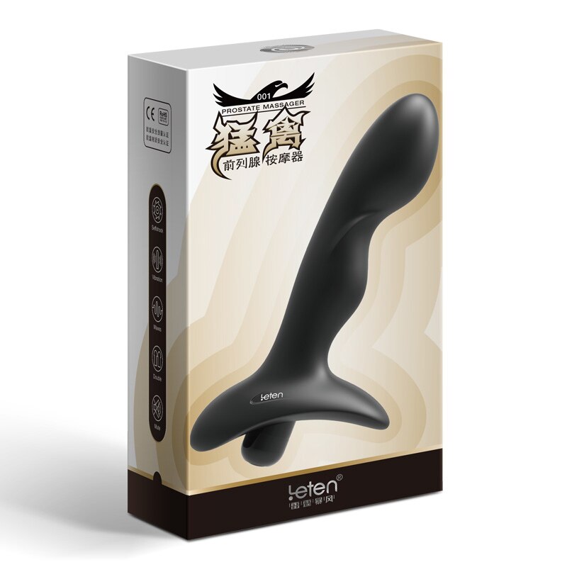 Leten Silicone Male Prostate Massager Anal Plug