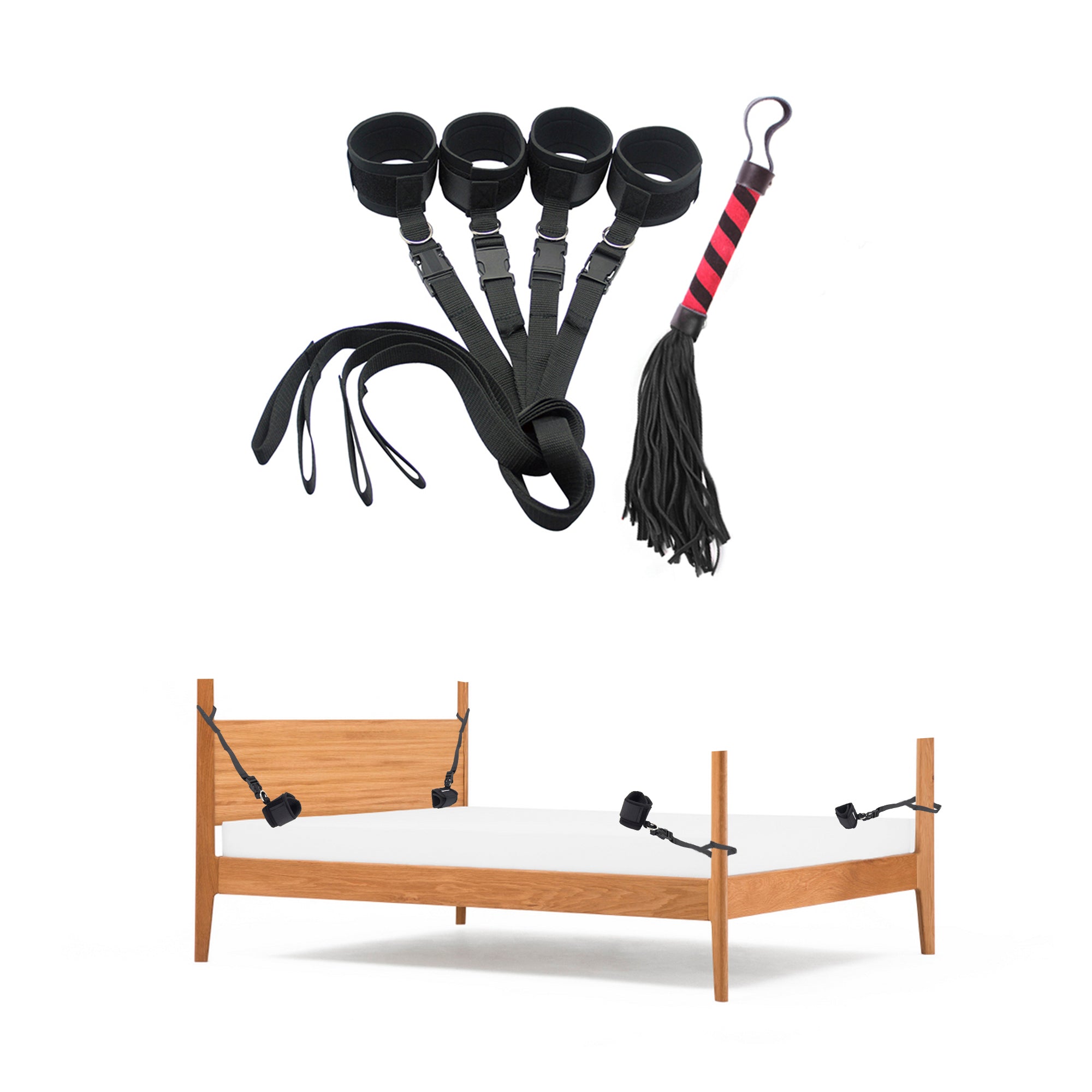 Roomfun Premium Bed Restraints Bondage Kit
