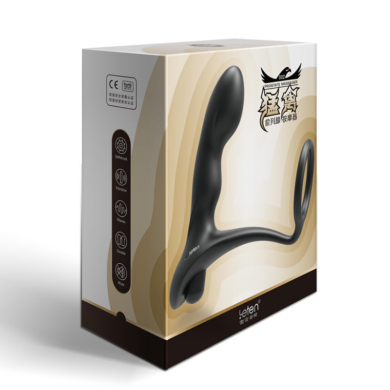 Leten Silicone Male Prostate Massager Anal Plug
