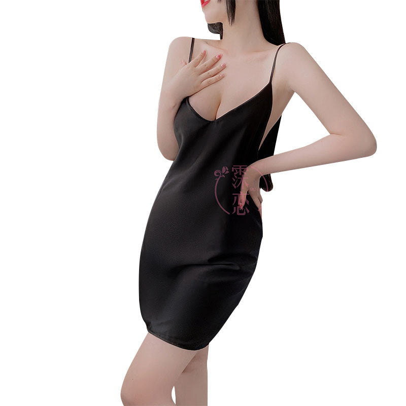 Stain Plunge Mini Slip - Sensual Trends