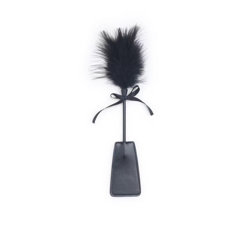 Feathered Leather Racket - Sensual Trends